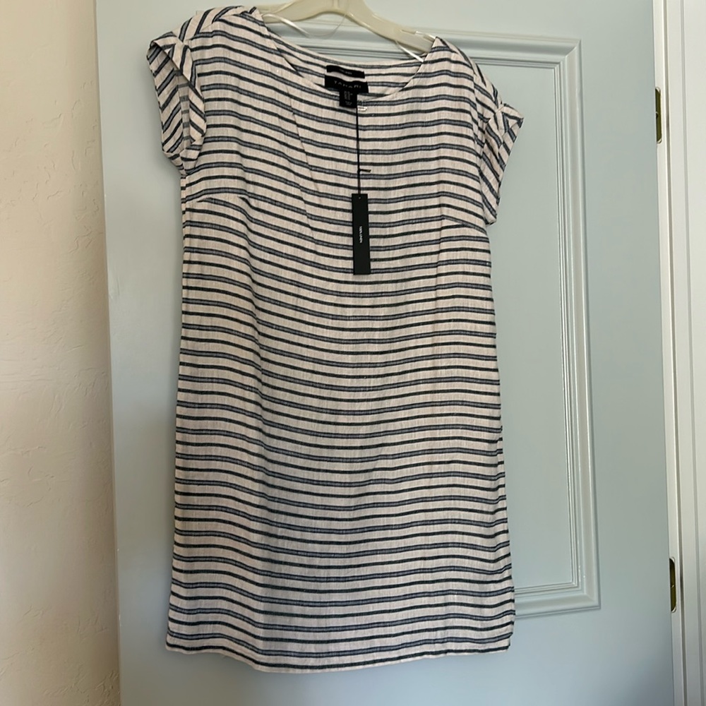 Tahari linen dress